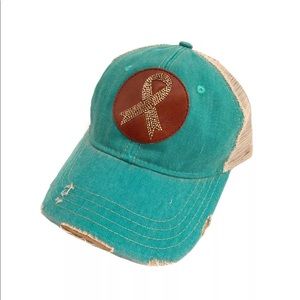 JUDITH MARCH CANCER Awareness Jade Trucker Hat
